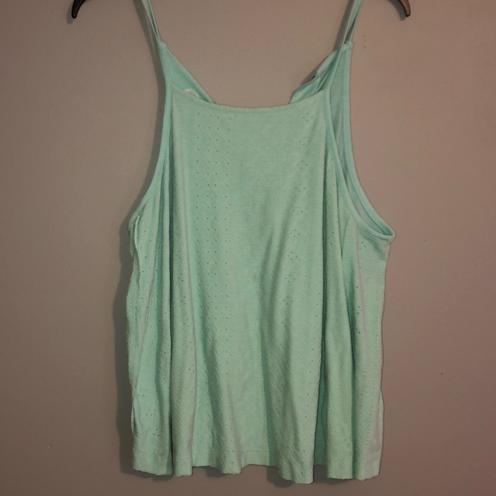 Turquoise halter top